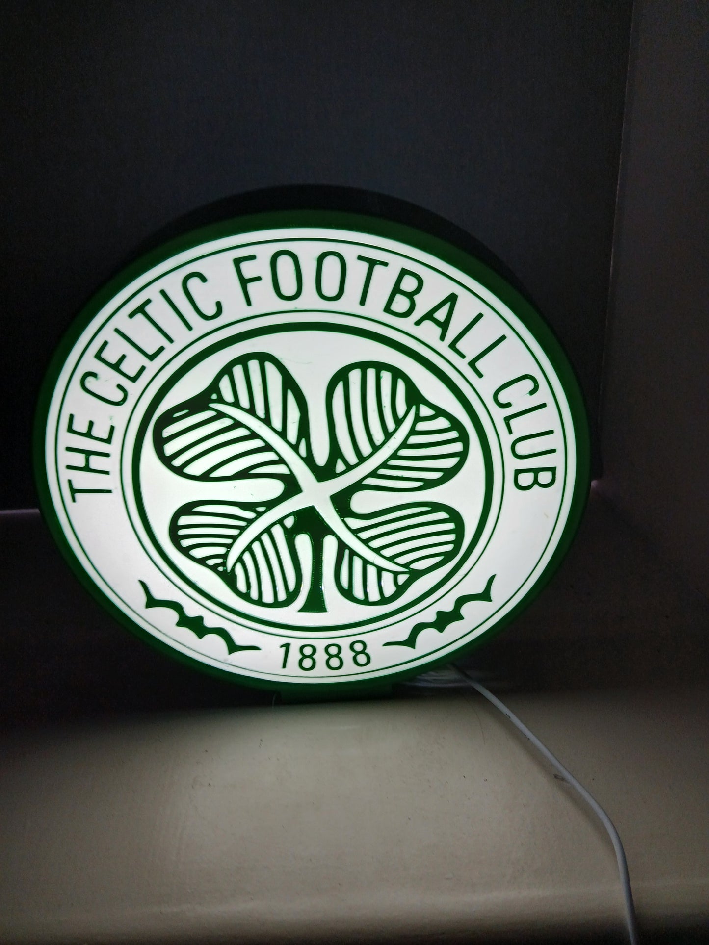Celtic FC lightbox 25 x 25cm