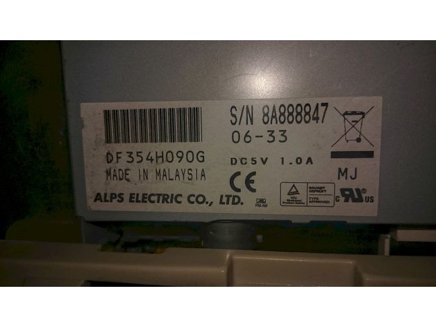 Amiga 500/A500 Floppy (ALPS DF354H090G) Button