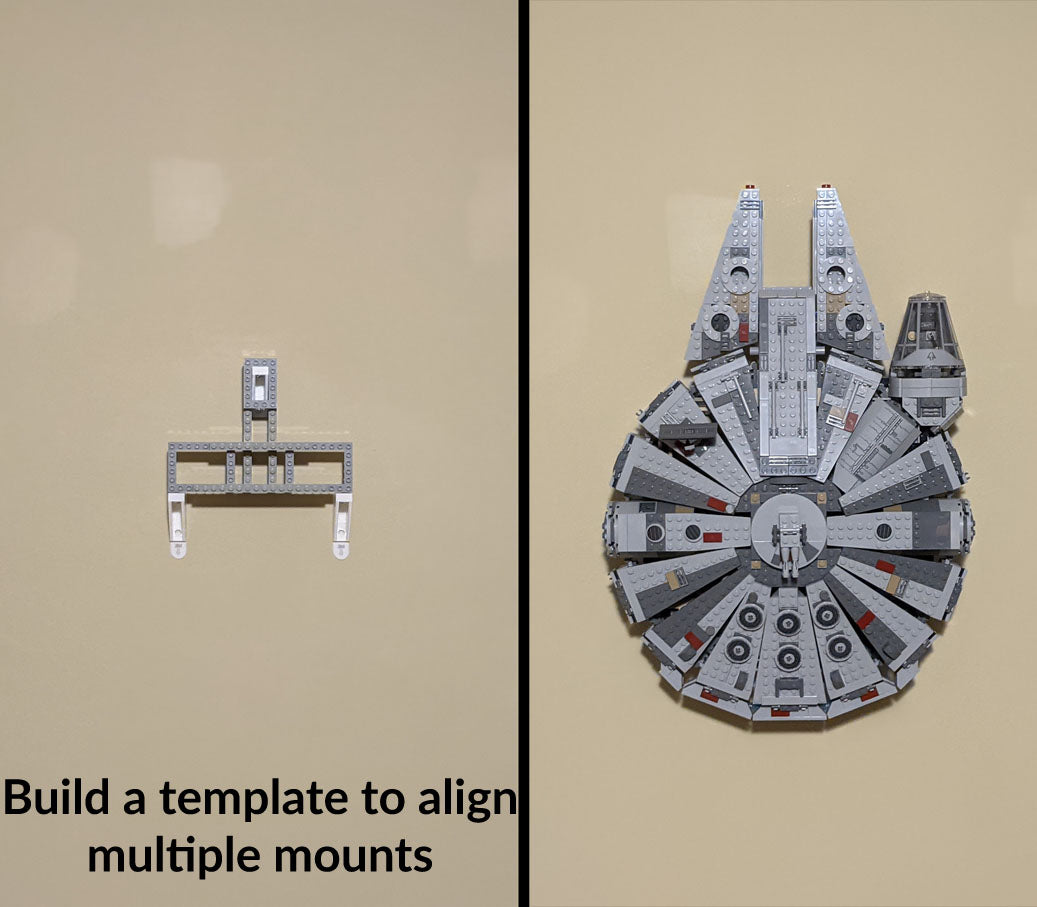 Mount Brick : supports muraux compatibles LEGO® Technic