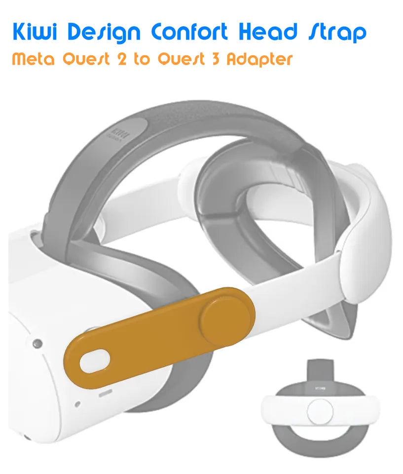 Kiwi Design Confort Head Strap Quest 2 to Quest 3 adapter