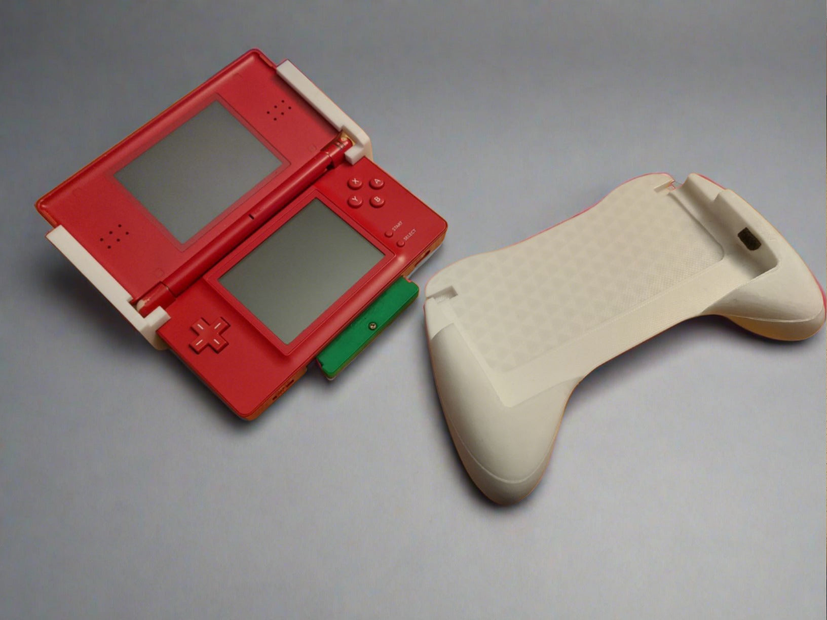 For Nintendo DS Lite - Grip with Screen Holder Cutout