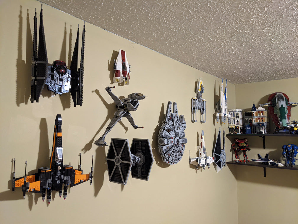 Mount Brick: LEGO® Technic Compatible Wall Mounts