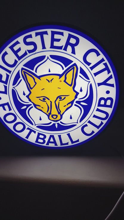 Leicester City FC USB LED Lightbox