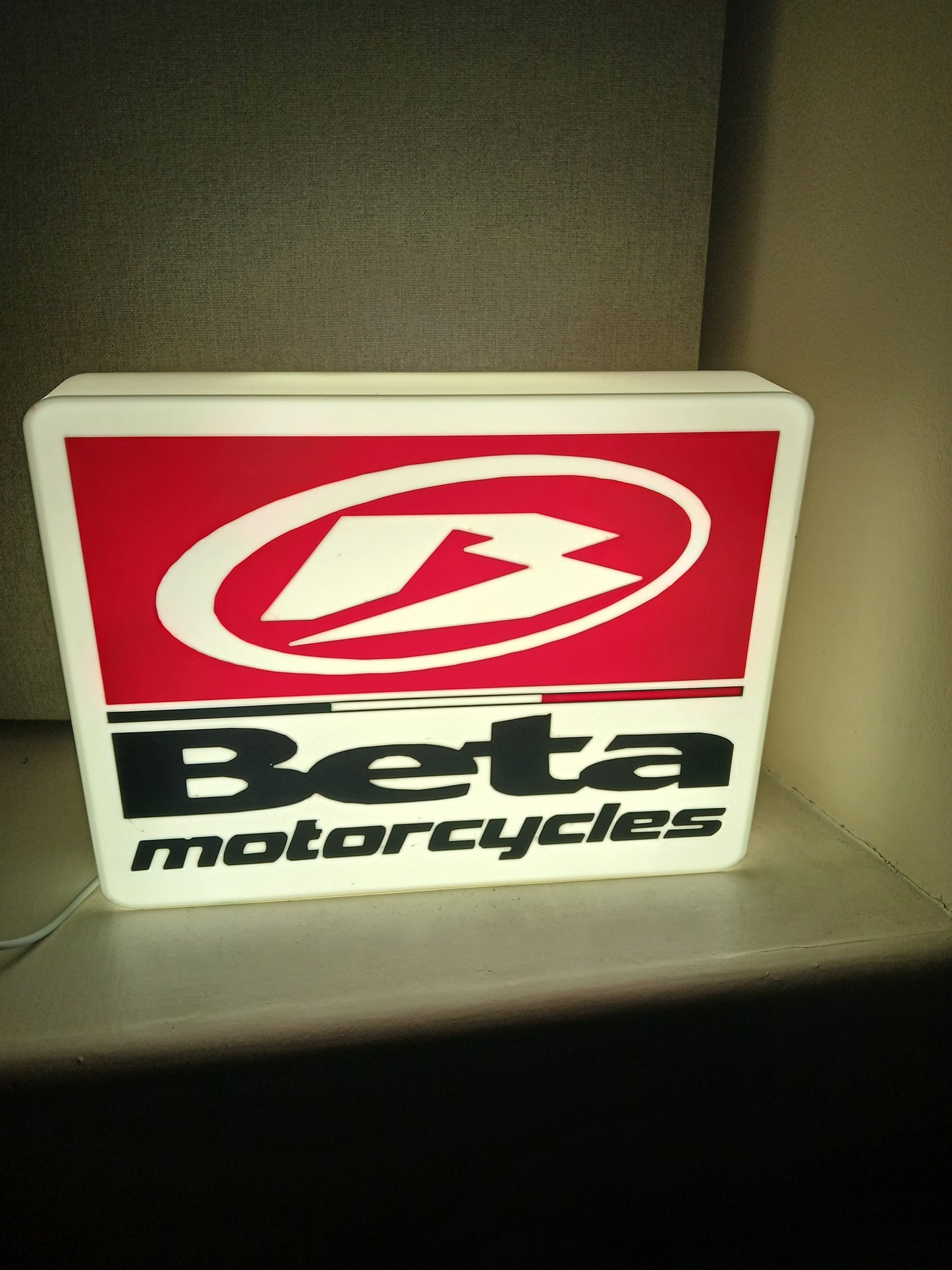 Beta Motorcycles USB LED Lightbox