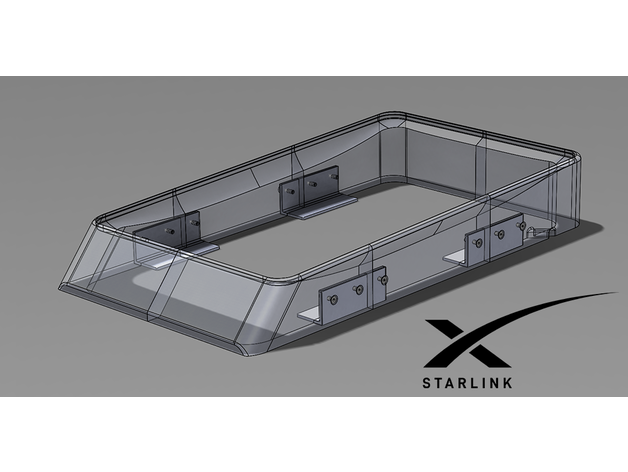 Starlink Flat Mount Socket für rechteckige Dishy 