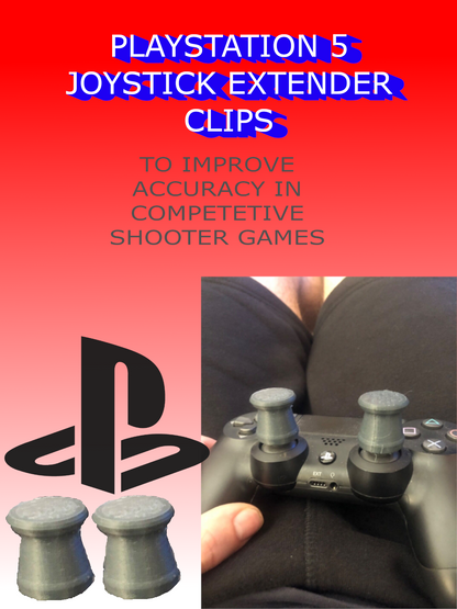 Clips d'extension de joystick PlayStation 4/5